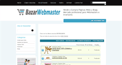 Desktop Screenshot of bazarwebmaster.com