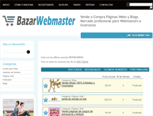 Tablet Screenshot of bazarwebmaster.com